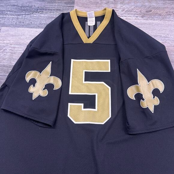 Vintage 90s NFL New Orleans Saints Shuler #5 Logo 7 Mens‎ XXL Football Jersey - Picture 1 of 10